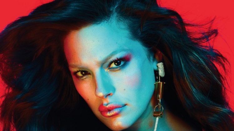 Ashley Graham Models Bold Beauty Looks for V Magazine