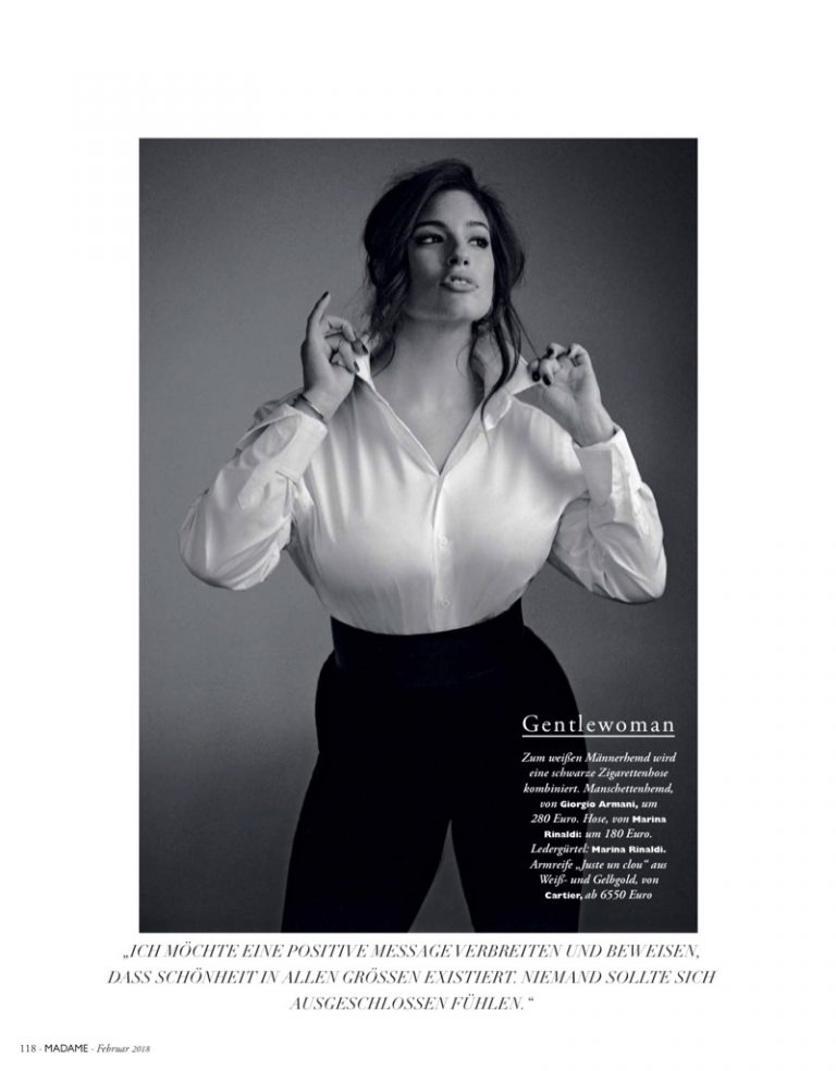 Ashley Graham | Elegant Fashion Editorial | Madame Germany Cover
