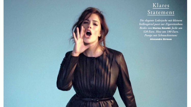 Ashley Graham Models Elegant Looks for Madame Germany
