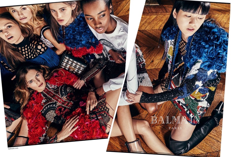 Balmain unveils spring-summer 2018 campaign