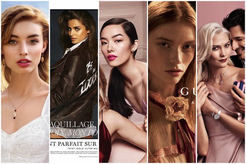 See the new beauty advertisements from Dolce & Gabbana, Gucci, Swarovski and more