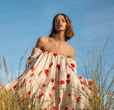 Birgit Kos Poses in Dreamy Fashions for Vogue China Birgit Kos Poses in Dreamy Fashions for Vogue China