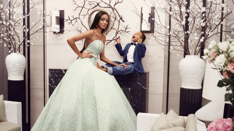 Brandon Maxwell taps model Jourdan Dunn and her son Riley Dunn for spring-summer 2018 campaign