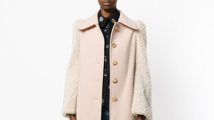 Chloé Shearling Sleeved Coat $2,098 (previously $4,195)