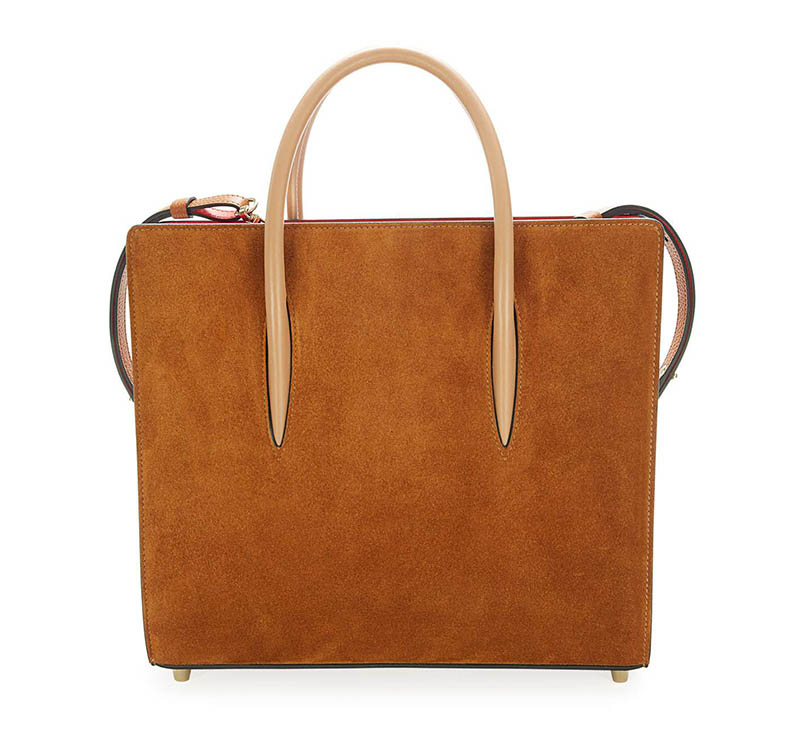 Christian Louboutin Paloma Medium Loubiwoodstock Suede Tote Bag $2,590