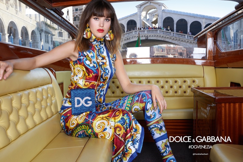 Frankie Herbert fronts Dolce & Gabbana's spring-summer 2018 campaign