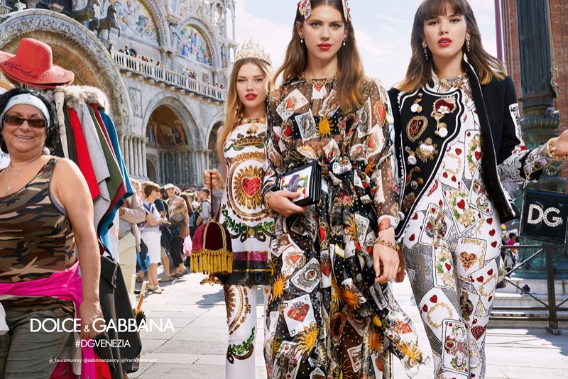 An image from Dolce & Gabbana's spring 2018 advertising campaign