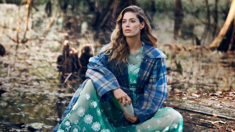 Doutzen Kroes Wears the Season’s Prettiest Coats for Vogue