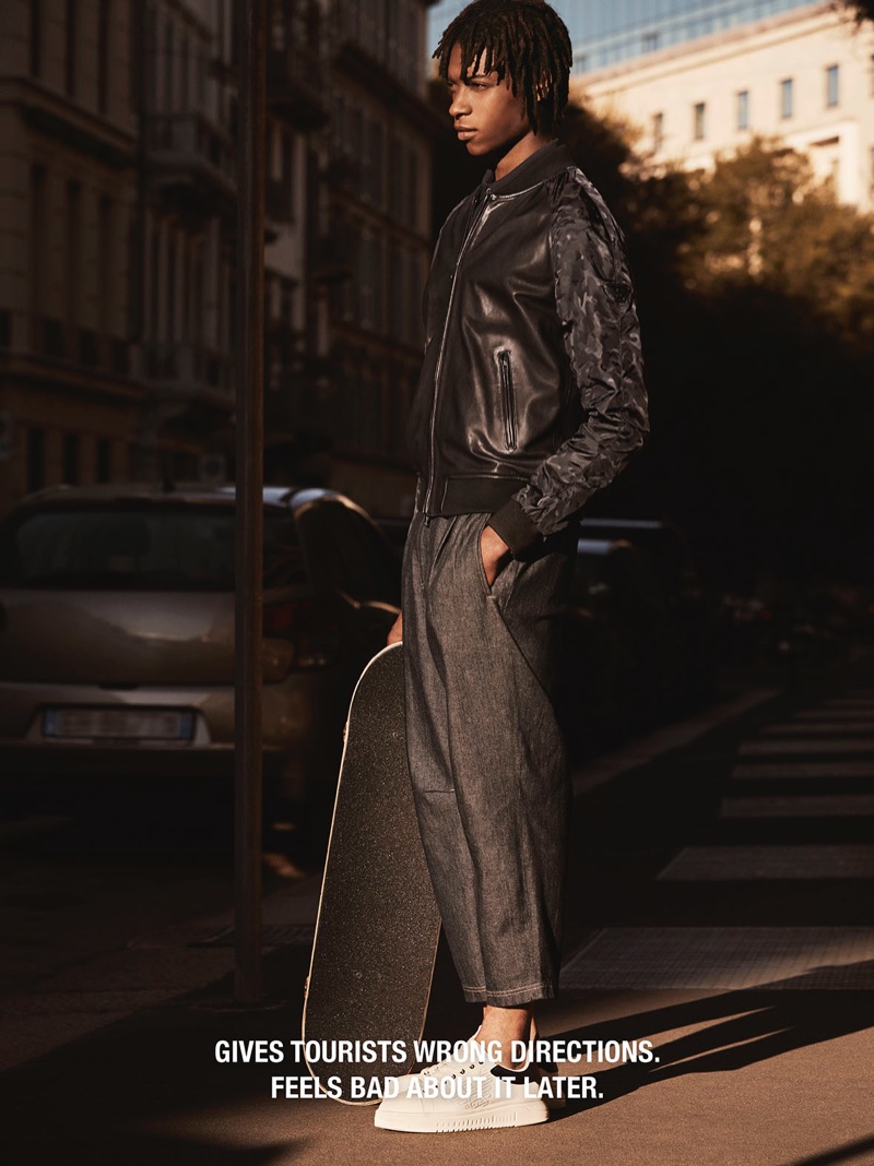 Emporio Armani features street style in spring-summer 2018 campaign