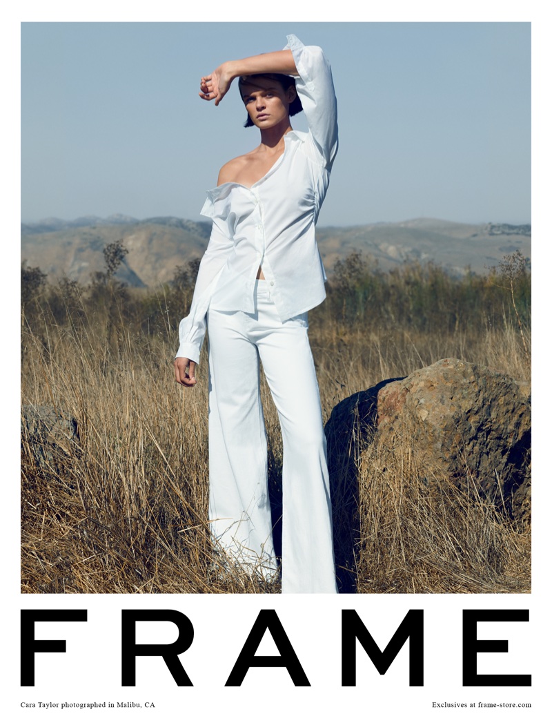 FRAME taps Cara Taylor for spring-summer 2018 campaign