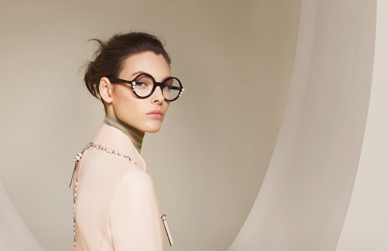 Vittoria Ceretti fronts Fendi eyewear spring-summer 2018 campaign