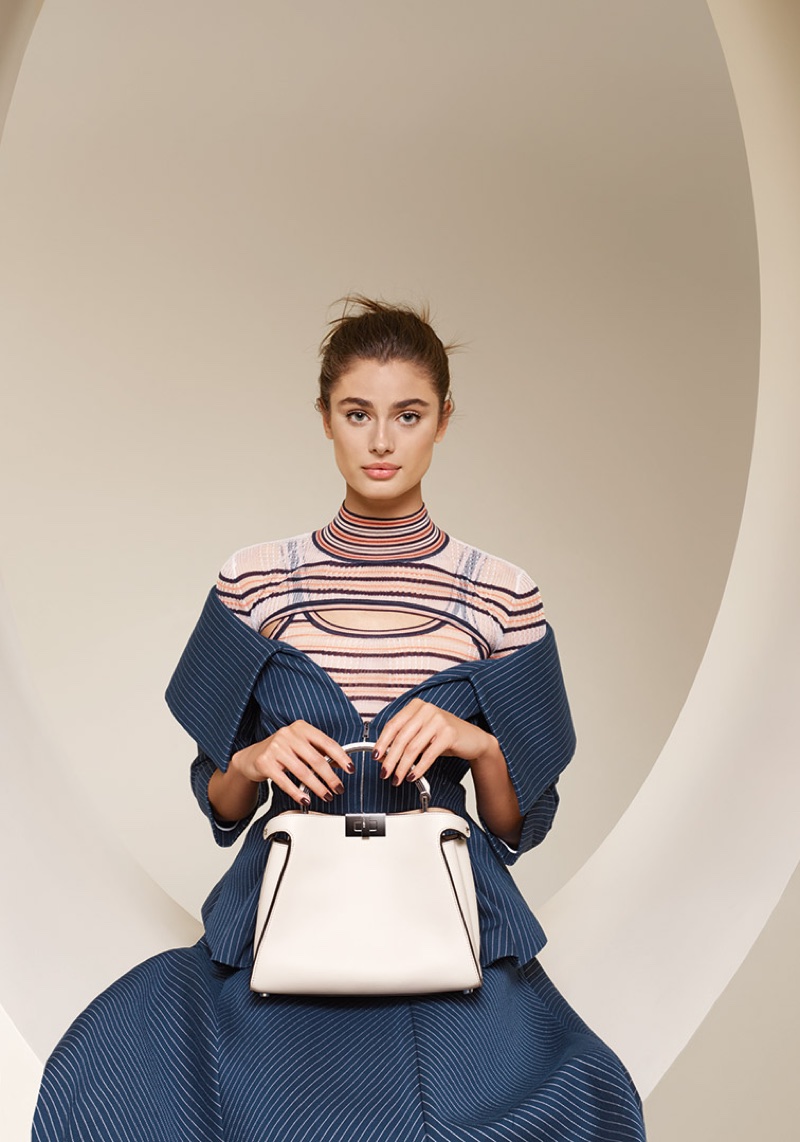 Taylor Hill stars in Fendi's spring-summer 2018 campaign