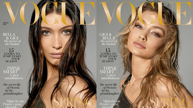 Gigi & Bella Hadid Shine in Gold on Vogue UK Covers (Photos) Gigi & Bella Hadid Shine in Gold on Vogue UK Covers (Photos)