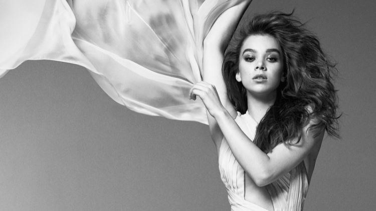 Striking a pose, Hailee Steinfeld wears Ralph & Russo gown