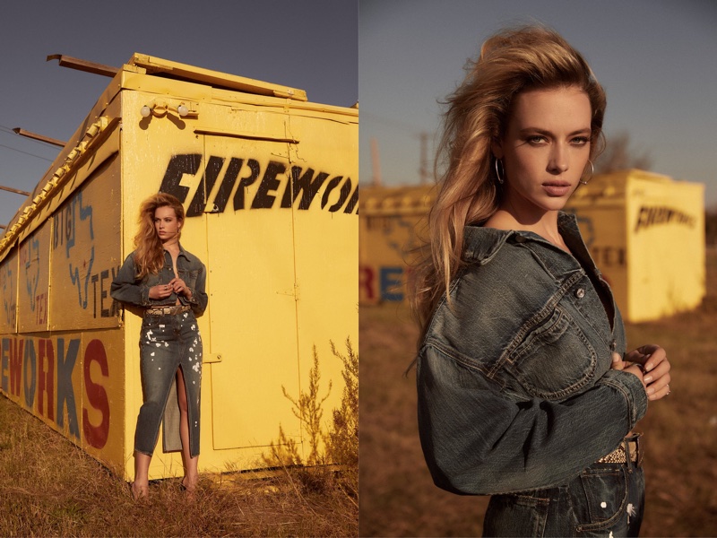 V Magazine Spring 2018 Hannah Ferguson by Harper Smith - Fashion Editorials