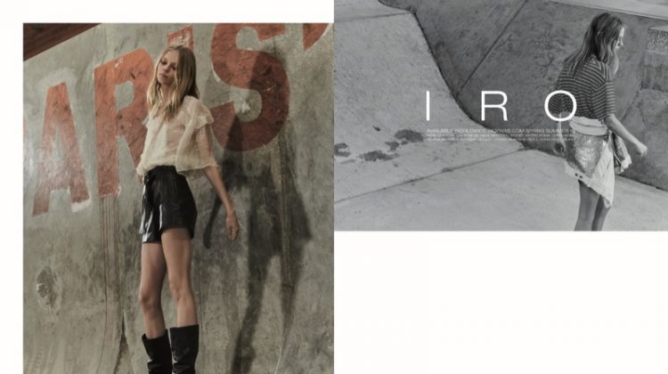 Lexi Boling stars in IRO's spring-summer 2018 campaign