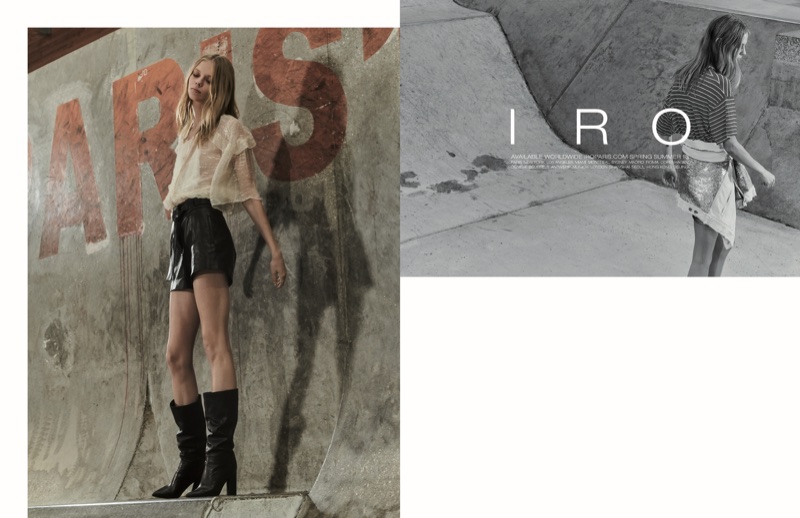 Lexi Boling stars in IRO's spring-summer 2018 campaign