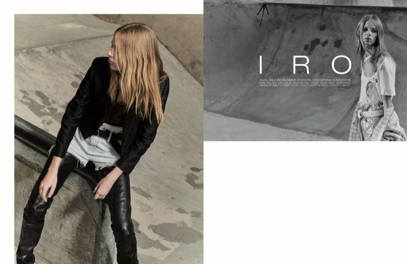 An image from IRO's spring 2018 advertising campaign