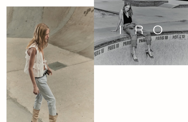 IRO focuses on casual styles for spring-summer 2018 campaign