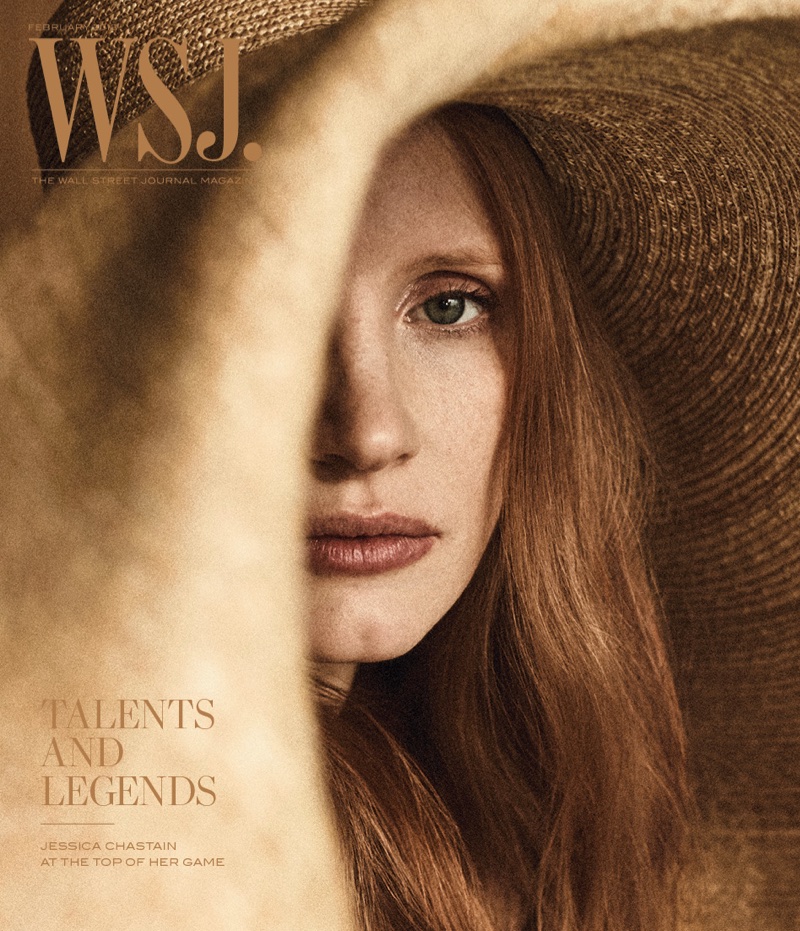 Jessica Chastain on WSJ. Magazine February 2018 Cover