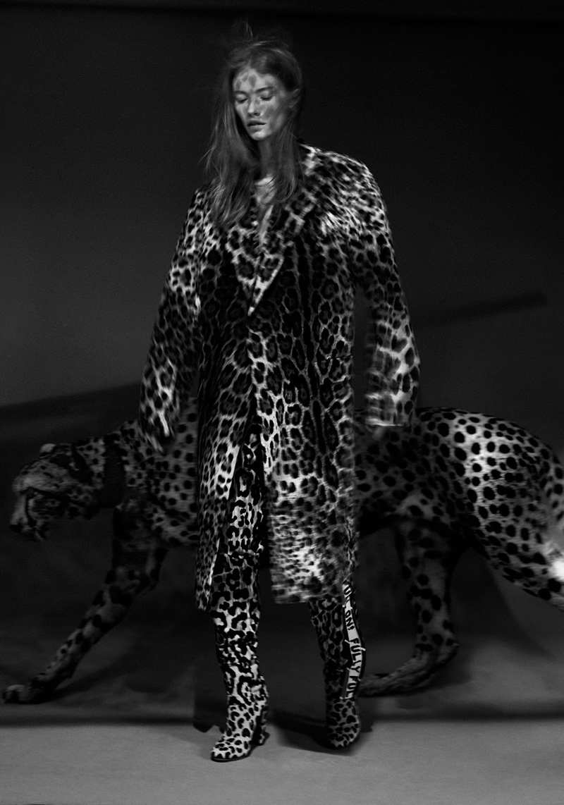 Julia Hafstrom Walks the Wild Side for Harper's Bazaar Turkey