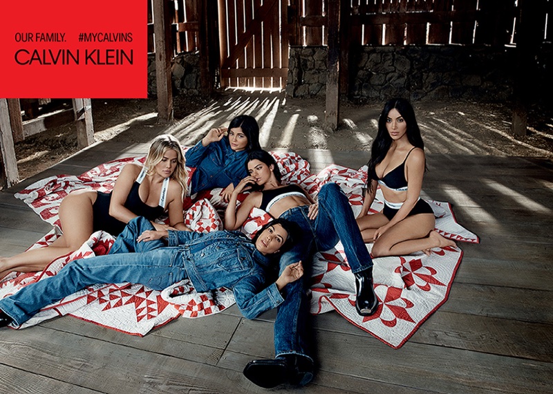 Calvin Klein focuses on denim and underwear with the Kardashian and Jenner sisters