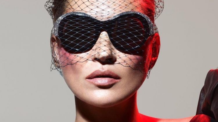 Alain Mikli x Alexandre Vauthier sunglasses campaign with Kate Moss