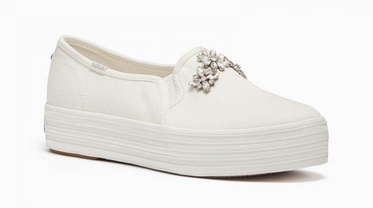 Keds x Kate Spade Triple Decker Sneakers with Rhinestones $120