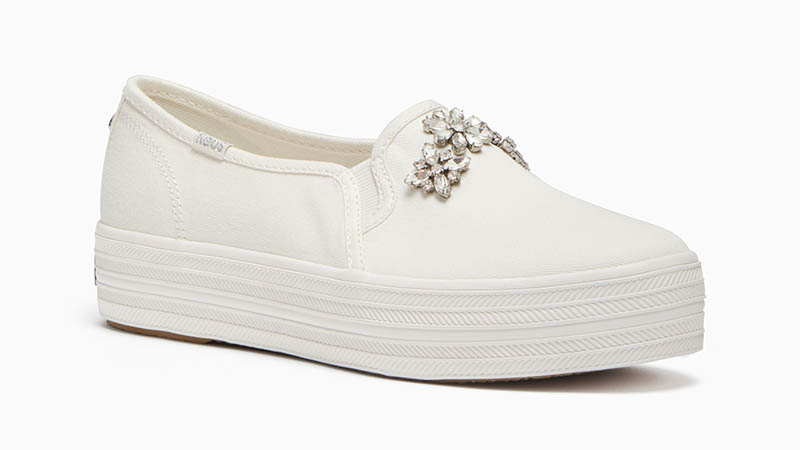 Keds x Kate Spade Triple Decker Sneakers with Rhinestones $120