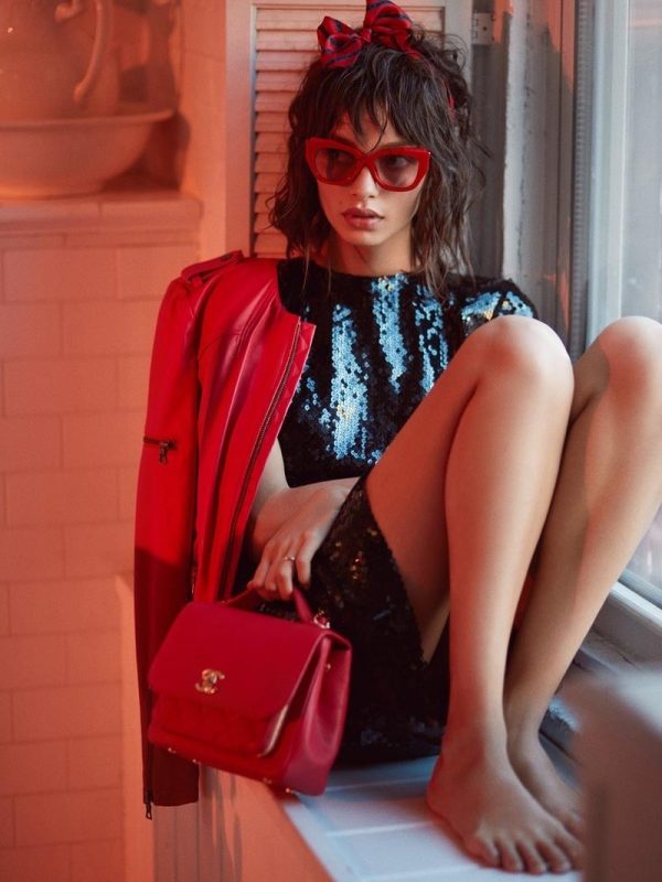 Luma Grothe | Red Fashion Editorial | ELLE Serbia Cover
