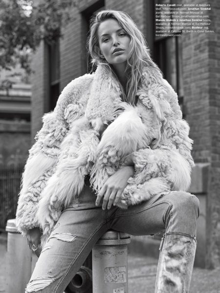 Michaela Kocianova Poses in Winter Fashions for Venice Magazine Michaela Kocianova Poses in Winter Fashions for Venice Magazine