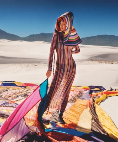 Kendall Jenner Takes to the Desert in Missoni's Spring 2018 Campaign Kendall Jenner stars in Missoni's spring-summer 2018 campaign