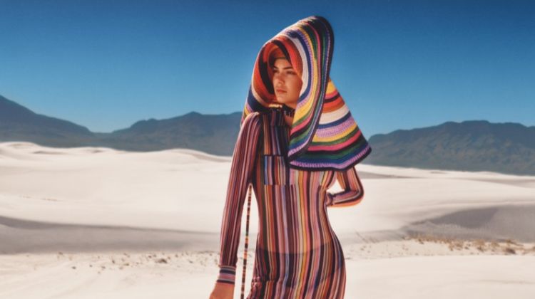 Kendall Jenner Takes to the Desert in Missoni’s Spring 2018 Campaign