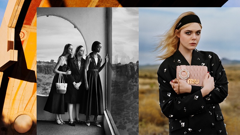 Elle Fanning stars in Miu Miu's spring-summer 2018 campaign