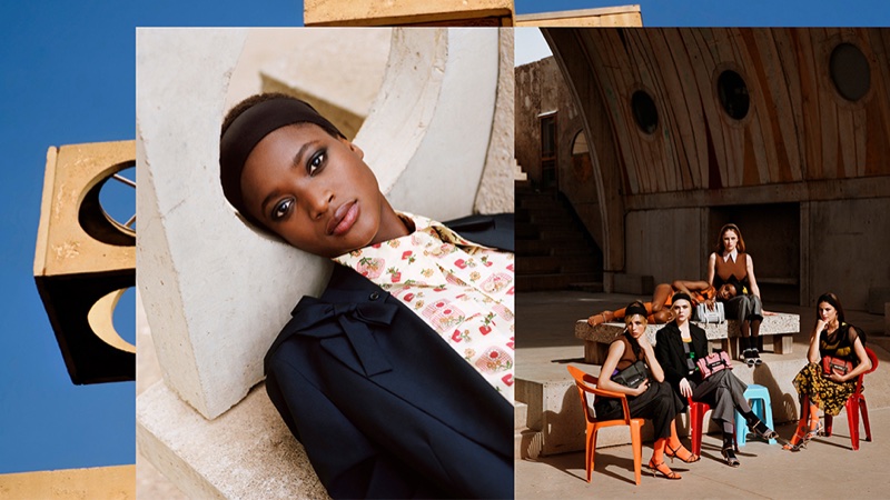 Oumie Jammeh fronts Miu Miu's spring-summer 2018 campaign