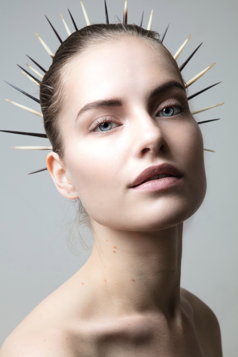 Noah Steenbruggen wears spiked hairpiece. Photo: Jeff Tse