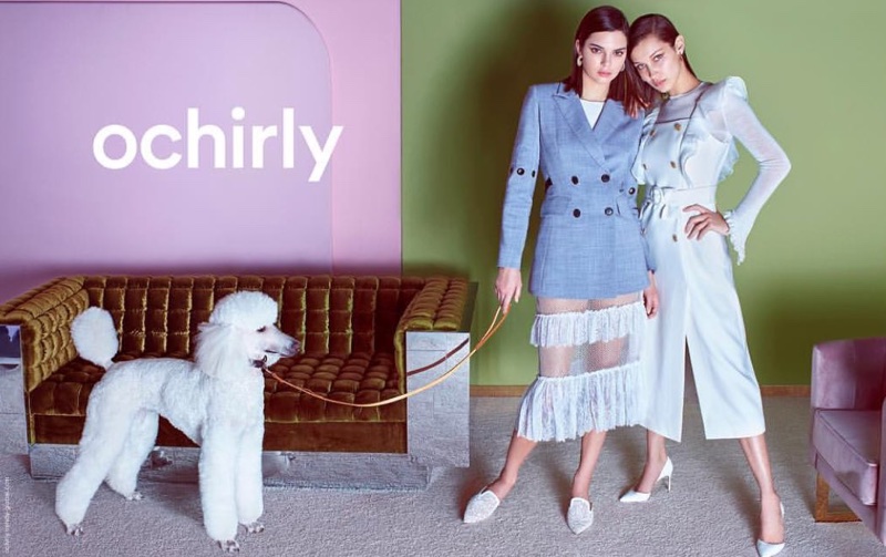 Kendall Jenner and Bella Hadid star in Ochirly's spring-summer 2018 campaign