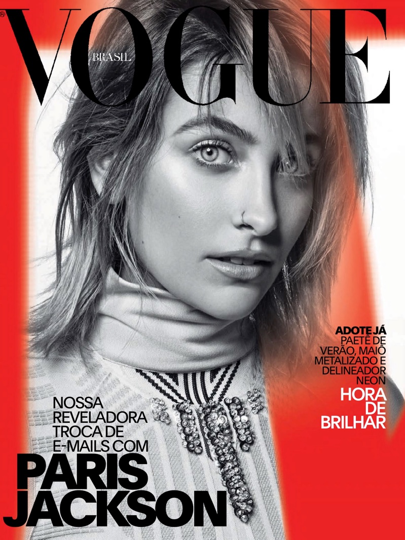 Paris Jackson on Vogue Brazil January 2018 Cover