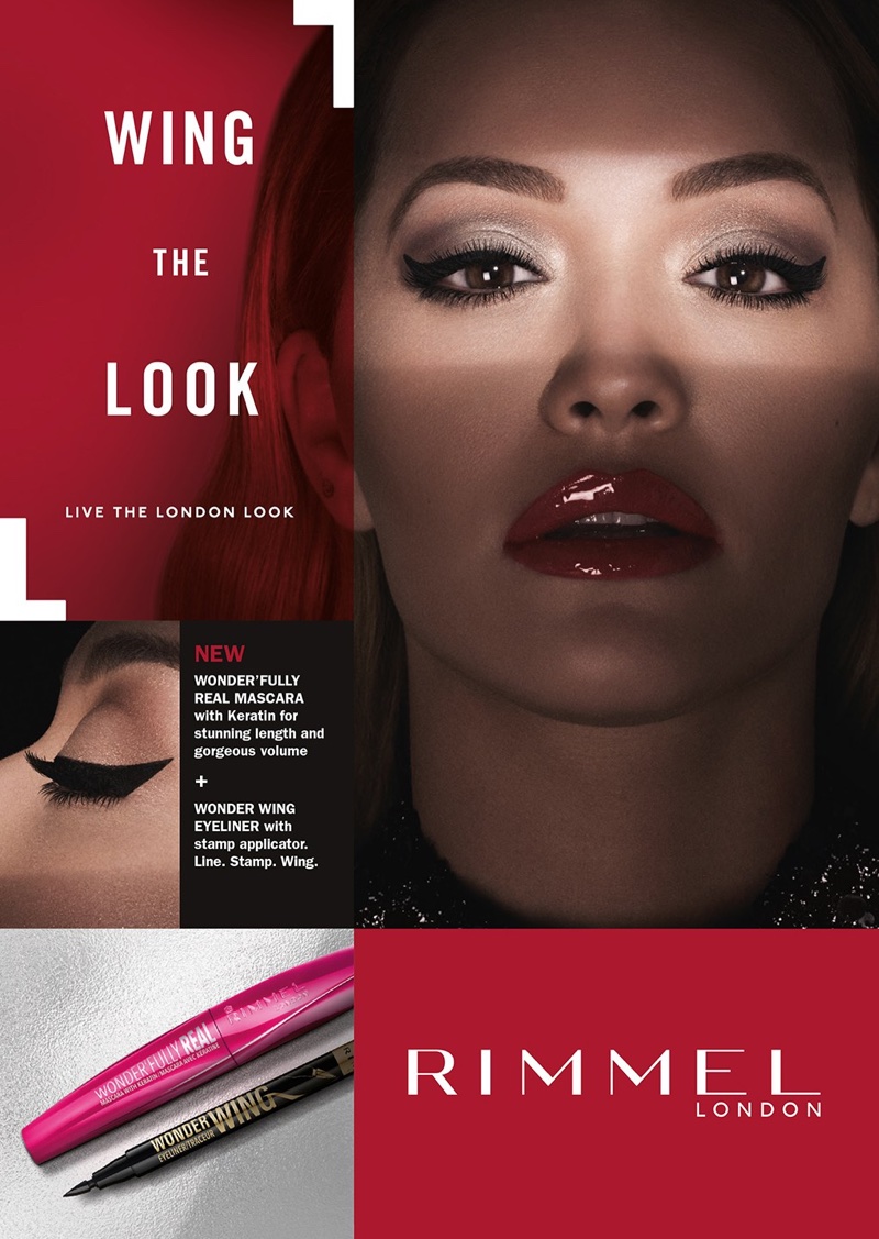 Singer Rita Ora wears red lipstick in new Rimmel London campaign