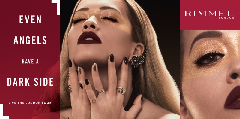 Rita Ora looks glam in Rimmel London's Stay Matte Liquid Lipstick campaign