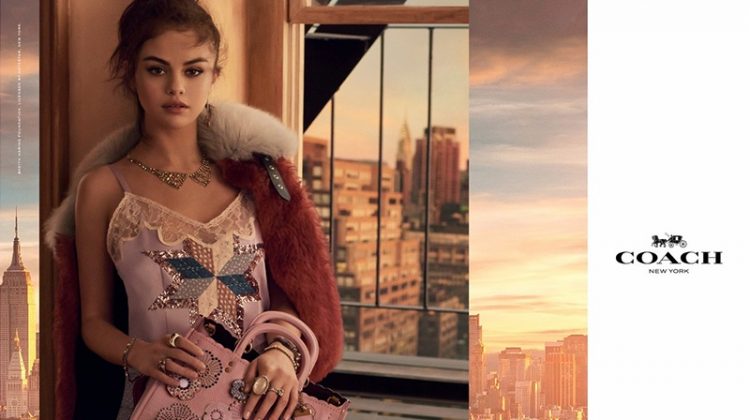 Selena Gomez Enchants in Coach’s Spring 2018 Handbag Campaign