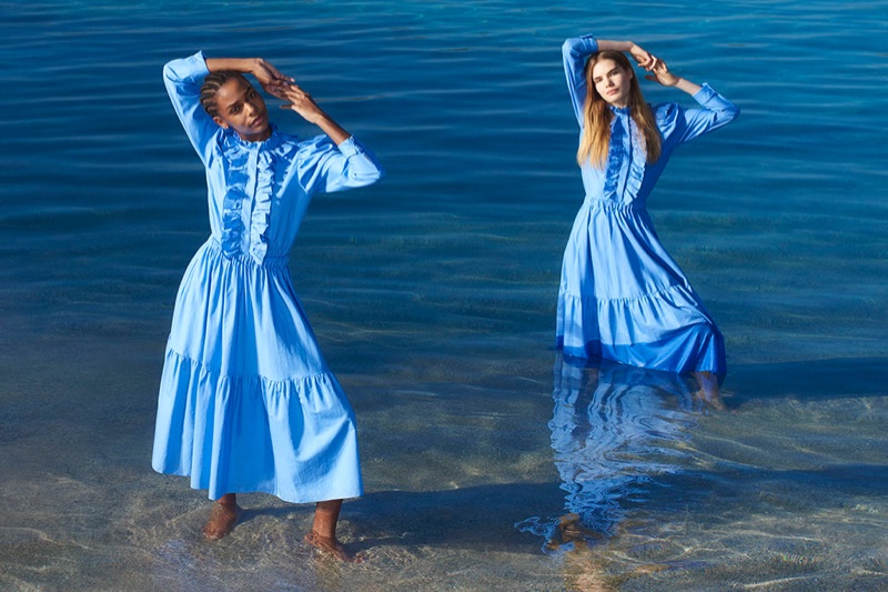 Karly Loyce and Sophie Rask star in Stella McCartney's spring-summer 2018 campaign