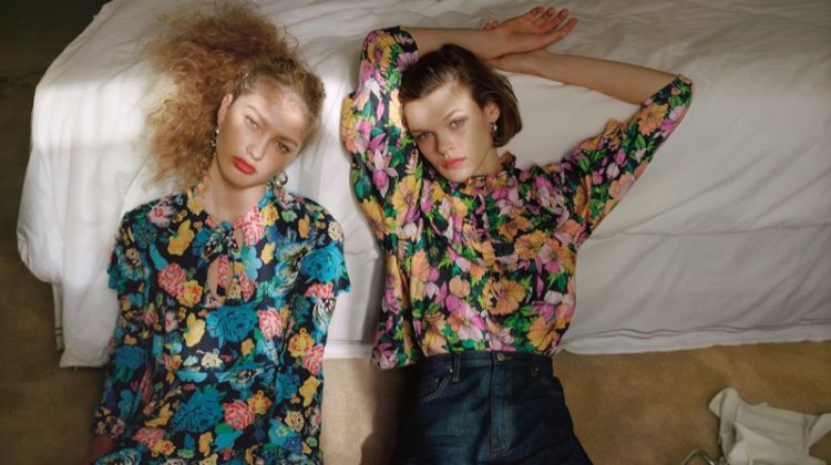 Dorit Revelis and Cara Taylor star in Topshop's spring-summer 2018 campaign