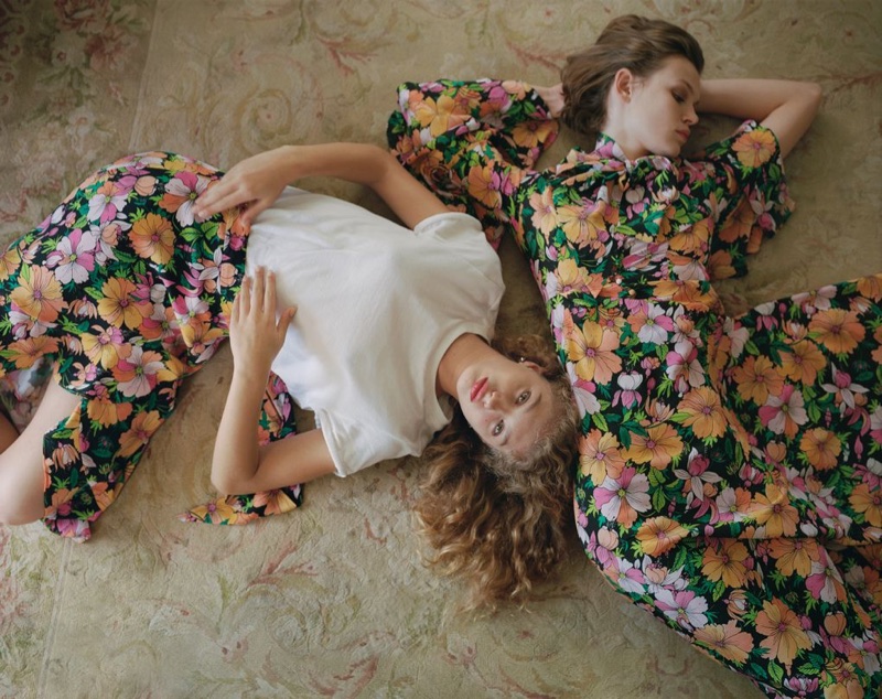 Topshop feature's floral prints in spring-summer 2018 campaign