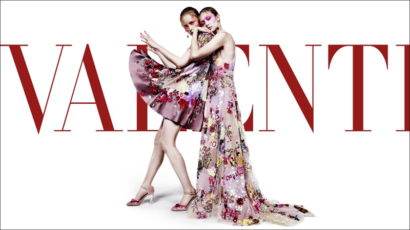 An image from Valentino's spring 2018 advertising campaign