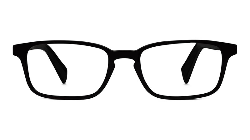 Warby Parker Hardy Glasses in Jet Black $95