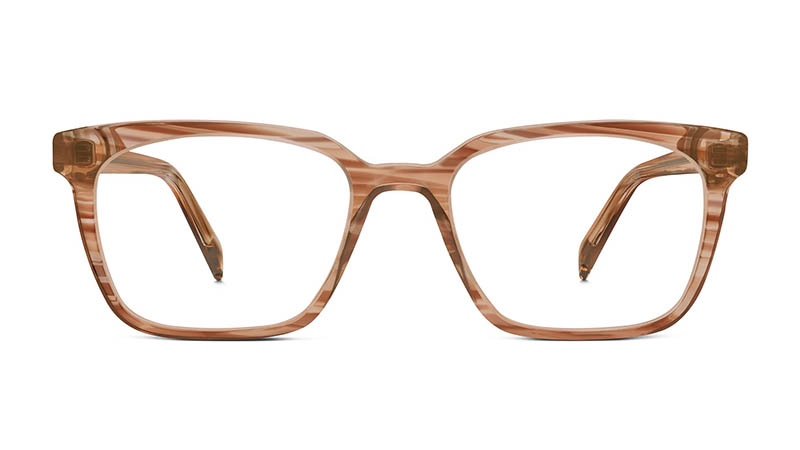 Warby Parker Hughes Small Glasses in Chestnut Crystal $95