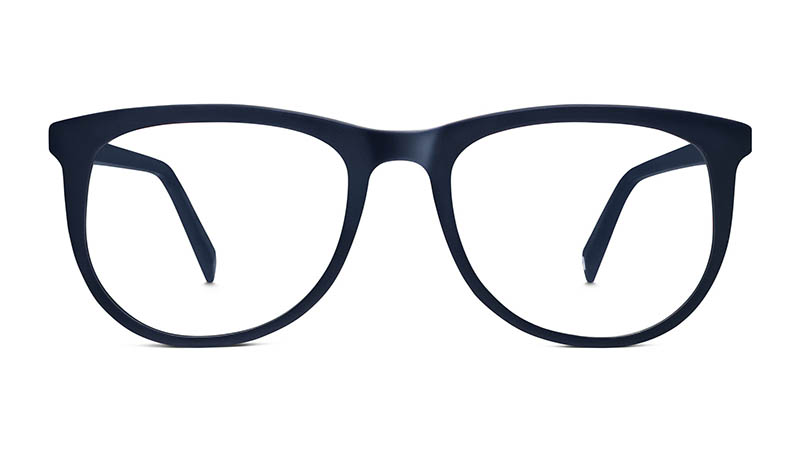 Warby Parker Hyde Glasses in Matte Navy $95