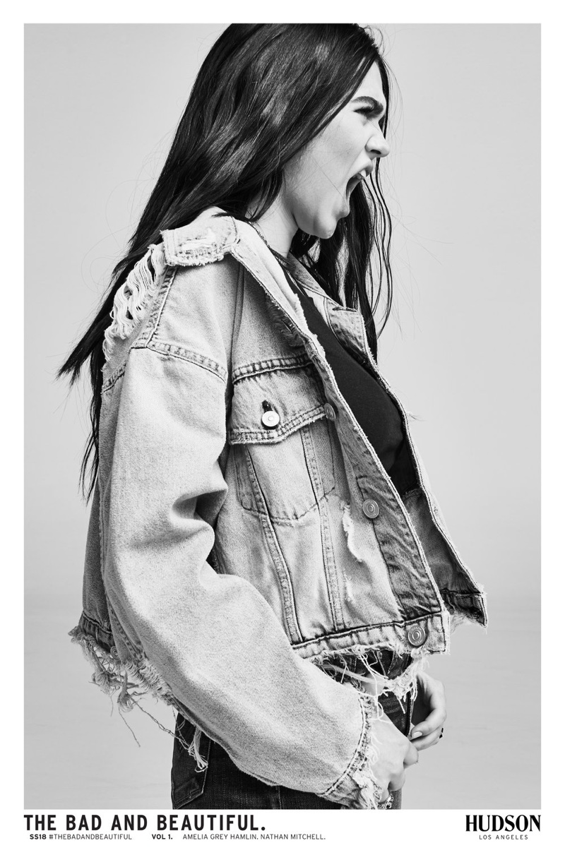 Hudson Jeans enlists Amelia Gray Hamlin for spring-summer 2018 campaign