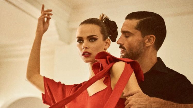 Birgit Kos Steps Out in Dancing Styles for Vogue Germany